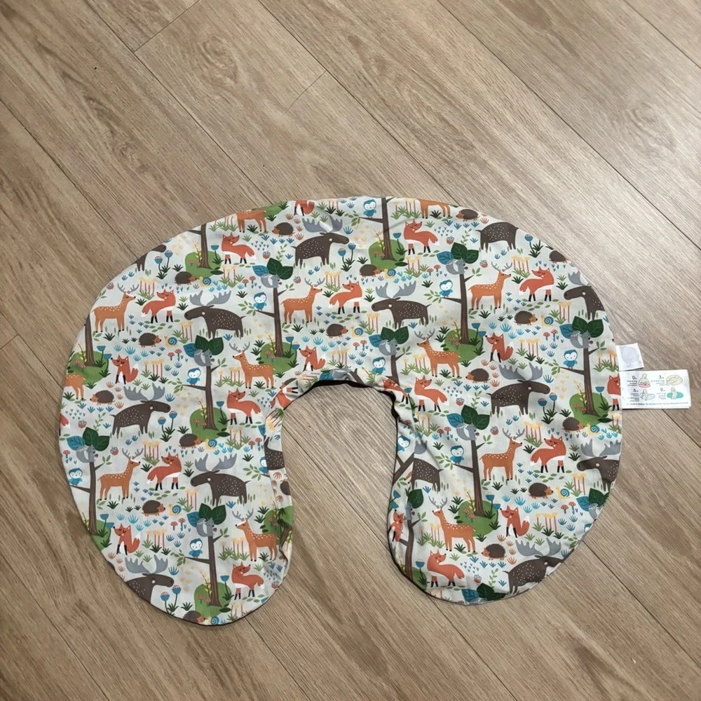 Nursing Pillow Cover in Woodland Animal Print - Kids Accessories